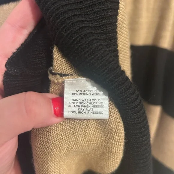 LOFT Merino Wool Sweater Dress Size S Petite - Picture 5 of 5